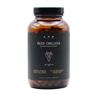 Grass-Fed Beef Organs - 180 Capsules | APE Nutrition