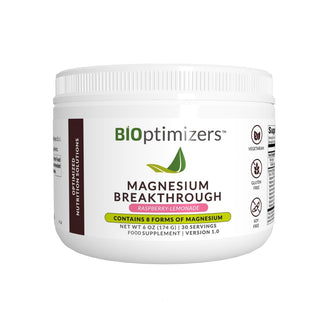 Magnesium Breakthrough Drink (Raspberry Lemonade) - 30 Servings | BIOptimizers