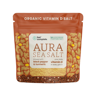 Aura Sea Salt - Black Pepper & Turmeric - 80g | Feel Complete