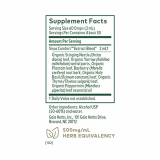 Sinus Comfort - 59ml | Gaia Herbs
