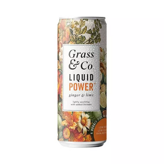 Liquid POWER Ginger, Lime & Shiitake Nootropic Drink - 250ml | Grass and Co.