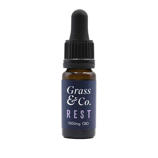 REST CBD Oil Drops 1000mg - 10ml | Grass and Co.