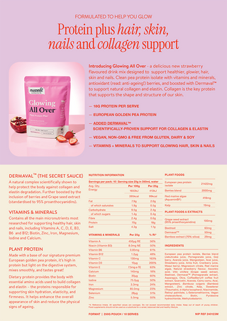 Plant Protein Plus - Glowing All Over - 250g | Nuzest