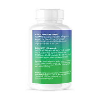 FODMATE - 120 Capsules | Microbiome Labs