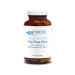 Cal/Mag Plus - 180 Capsules | Metabolic Maintenance