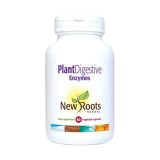 Plant Digestive Enzymes - 60 Capsules | New Roots Herbal