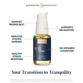 GABA + L-Theanine - 50ml | Quicksilver Scientific