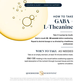 GABA + L-Theanine - 50ml | Quicksilver Scientific