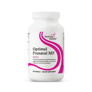 Optimal Prenatal MF (Methyl-Free)  - 180 Capsules | Seeking Health