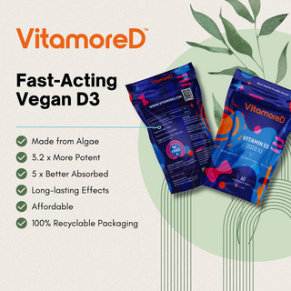 VitamoreD Fast-Acting Vitamin D3 with Active Form Calcifediol