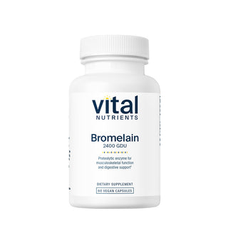 Bromelain High Potency 2400GDU 375mg - 60 Capsules | Vital Nutrients