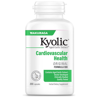 Kyolic Aged Garlic Extract Cardiovascular Formula - 200 Capsules | Wakunaga